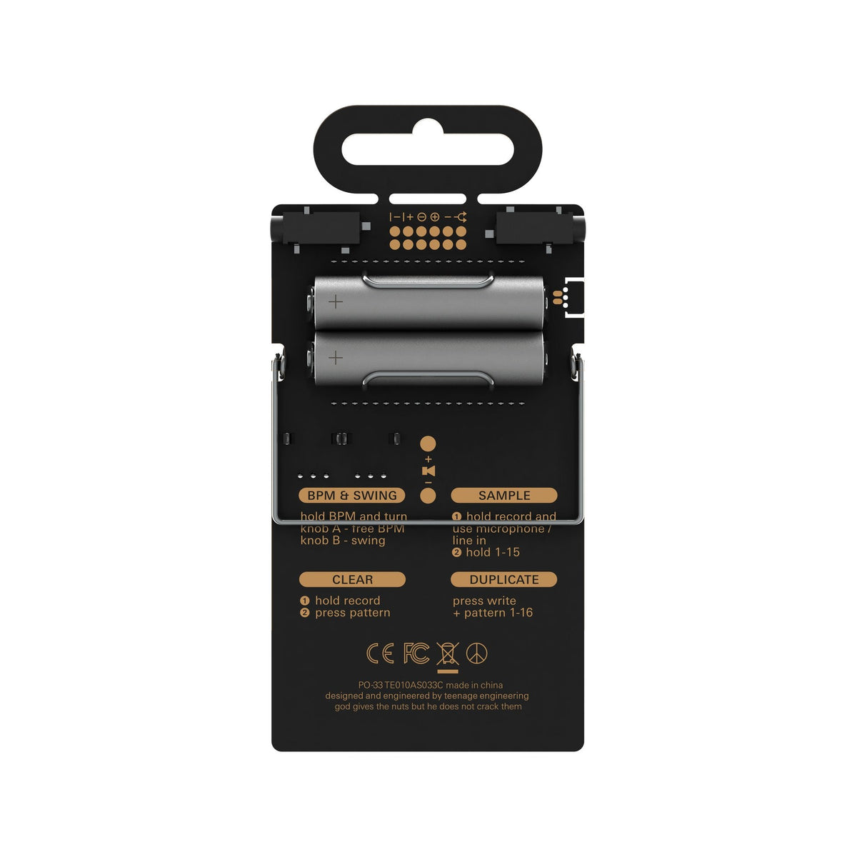 Teenage Engineering Po-33 K.O! - Syntezator Portátil