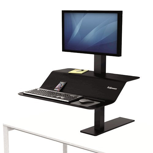 Fellowes Lotus Ve Sit-Stand Workstation - Single