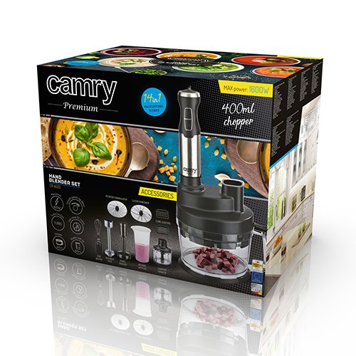 EAN 5902934833950 - Camry Premium CR 4623 licuadora 2 L Batidora de vaso 1600 W Negro imagen 9