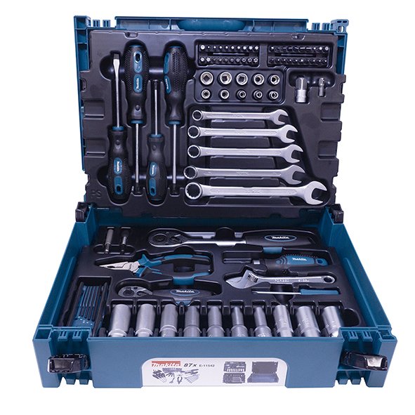 Makita E-11542 Juego De Herramientas 87 Uds. En Makpac Gr. 1