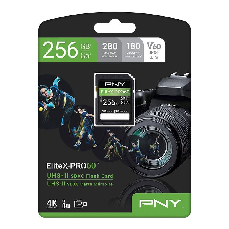 Card Xc Card 256gb Pny X-Pro 60 Class 10 Uhs-Ii Retail