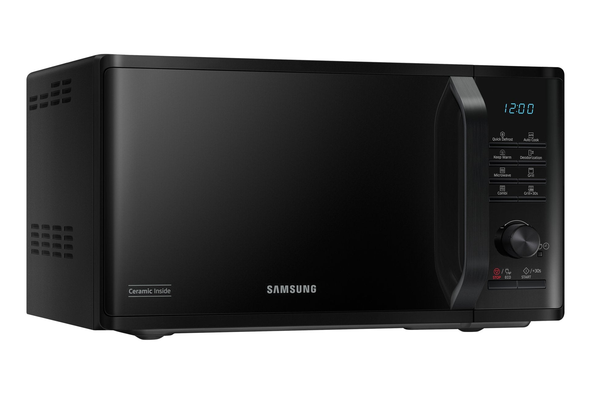 Microondas Samsung Mg23k3515ak/E1 Capacidad 23l Con Grill Negro