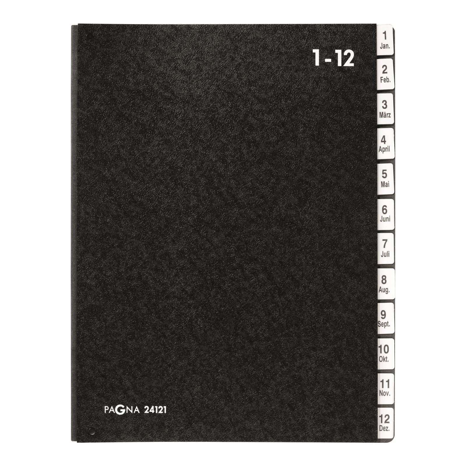 Pagna 24121-04 Carpeta A4 Cartón Duro, Polipropileno (Pp) Negro