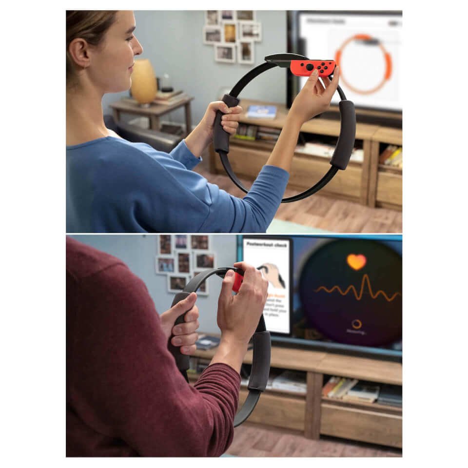 Nintendo Switch Roja Y Azul Incluye 2 Mandos Joy-Con + Juego Ring Fit Adventure + Ring-Con + Cinta Para La Pierna