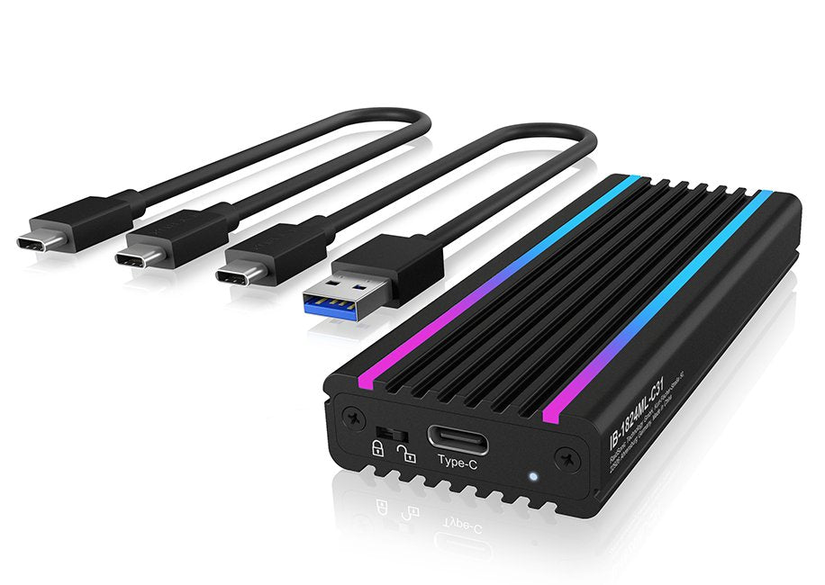 EAN 4250078170518 - ICY BOX IB-1824ML-C31 Caja externa para unidad de estado sólido (SSD) Negro M.2 imagen 3