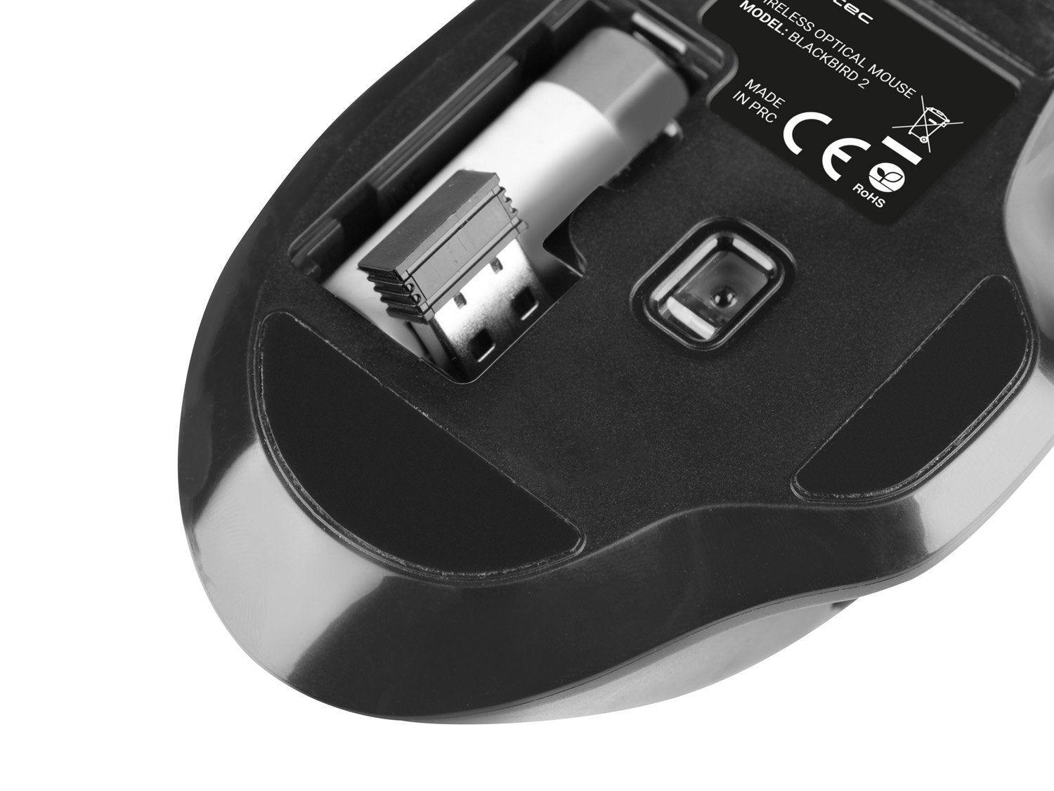 Ratón Natec Blackbird 2 Silencioso Inalámbrico 1600dpi Óptico Negro