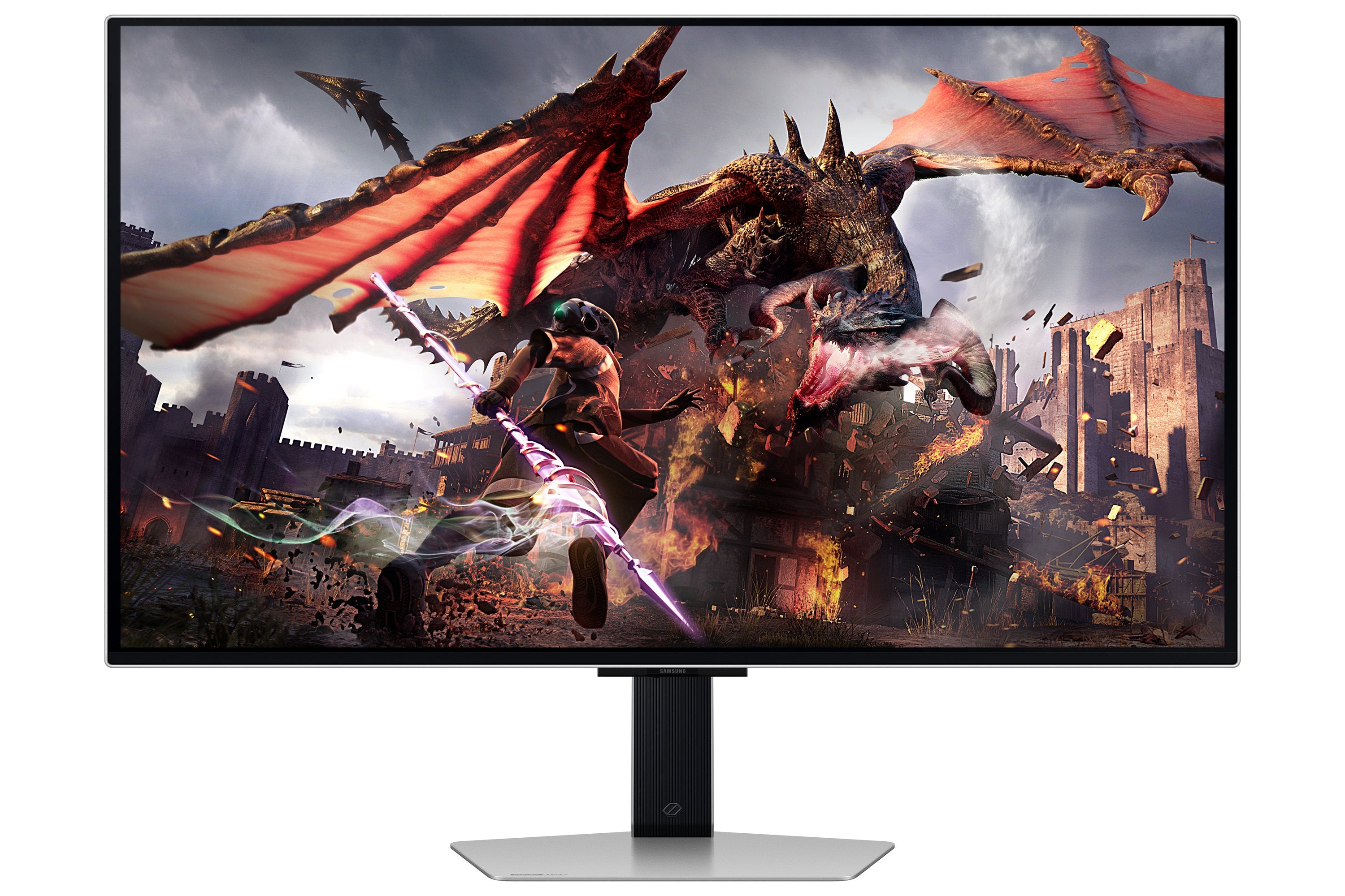 EAN 8806095494142 - Samsung G80SD pantalla para PC 81,3 cm (32") 3840 x 2160 Pixeles 4K Ultra HD OLED Plata imagen 2
