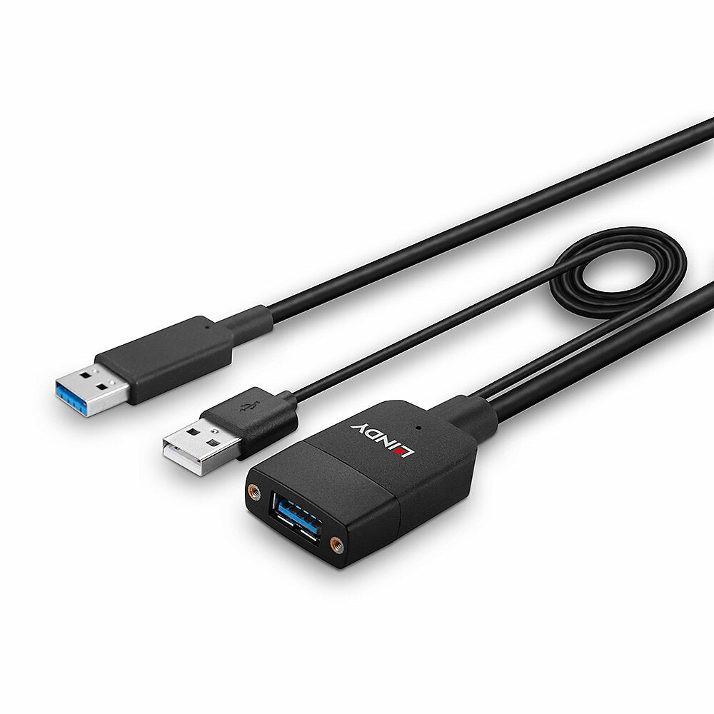 Lindy 43357 Hub De Interfaz Usb 3.2 Gen 2 (3.1 Gen 2) Type-A 100 Mbit/S Negro
