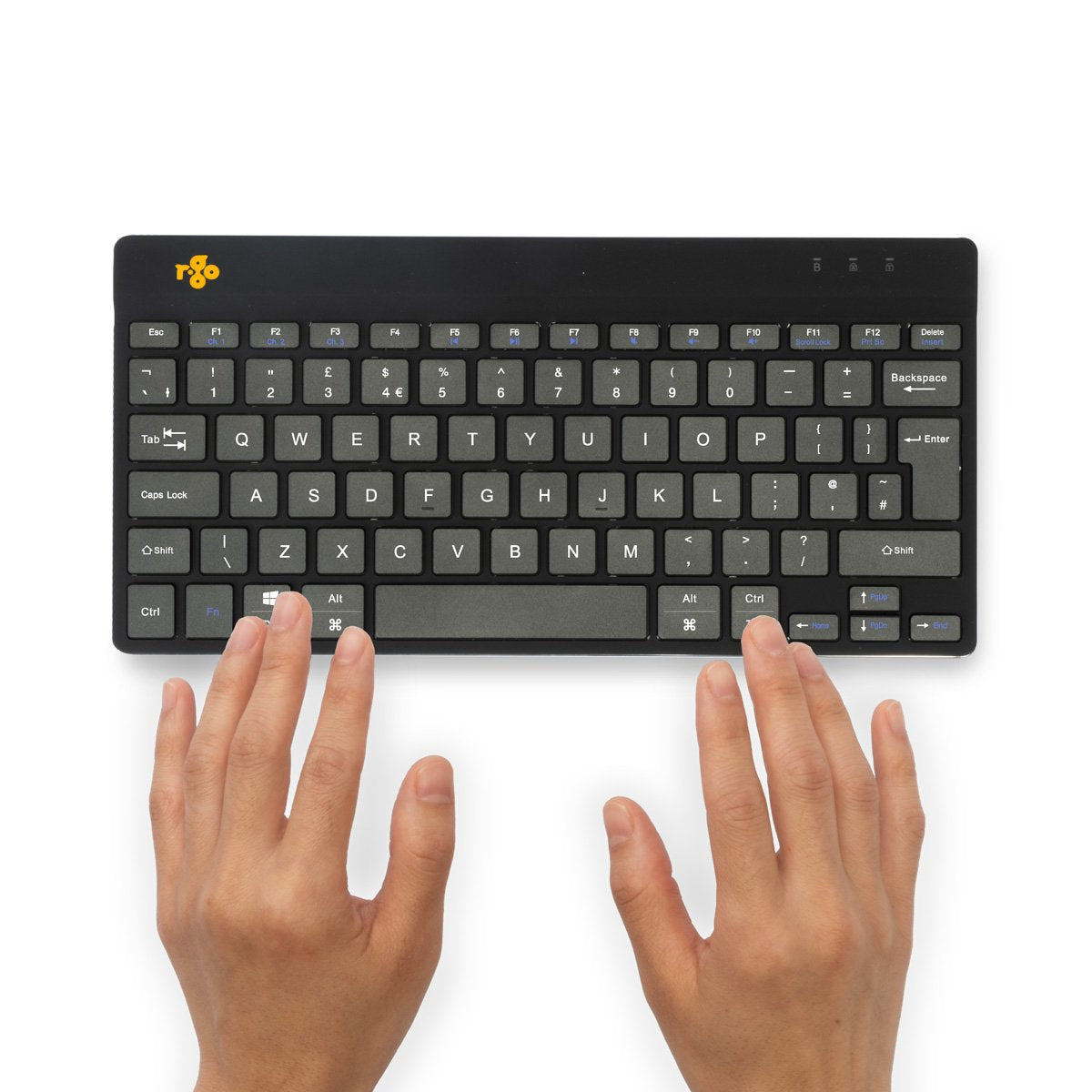 EAN 8719274492092 - R-Go Tools RGOCOUKWLBL teclado Oficina Inglés del Reino Unido imagen 5