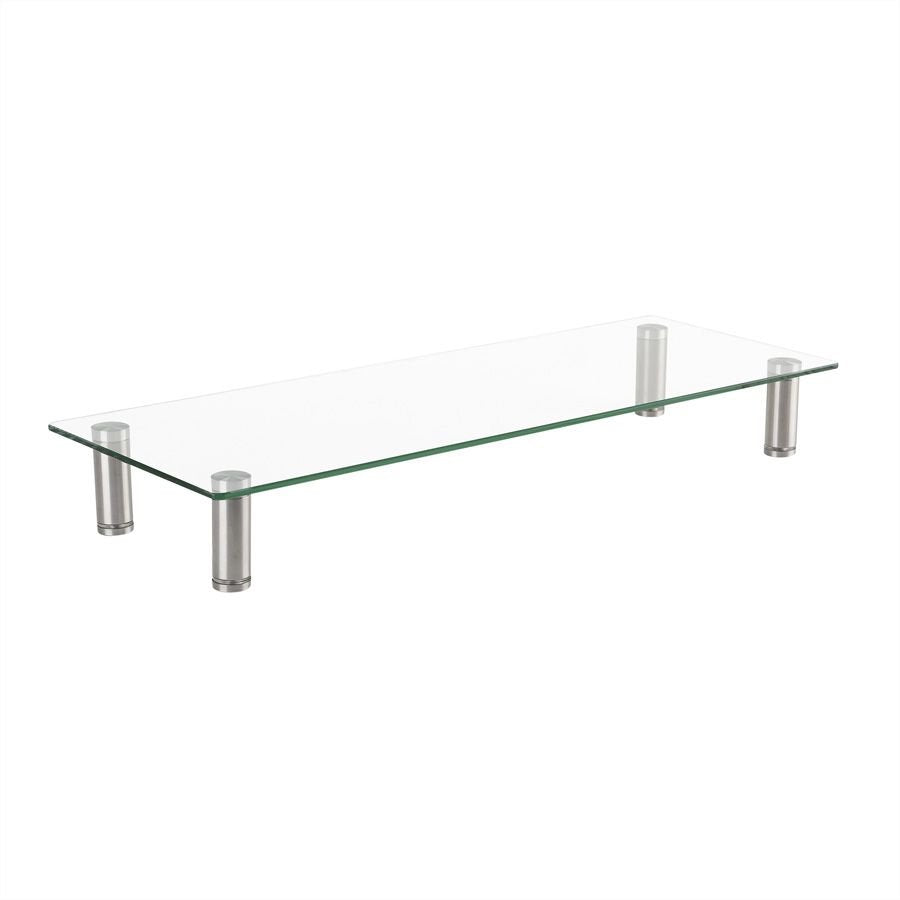 Roline Hhenverstellbarer Glas-Monitor-Stnder Rechteckig, Bis 20 Kg