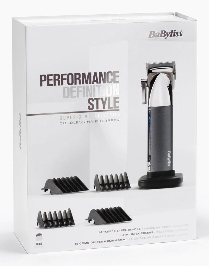EAN 3030050165371 - BaByliss Super-X Metal E996E cortadora de pelo y maquinilla Antracita, Acero inoxidable 5 Ión de litio imagen 4