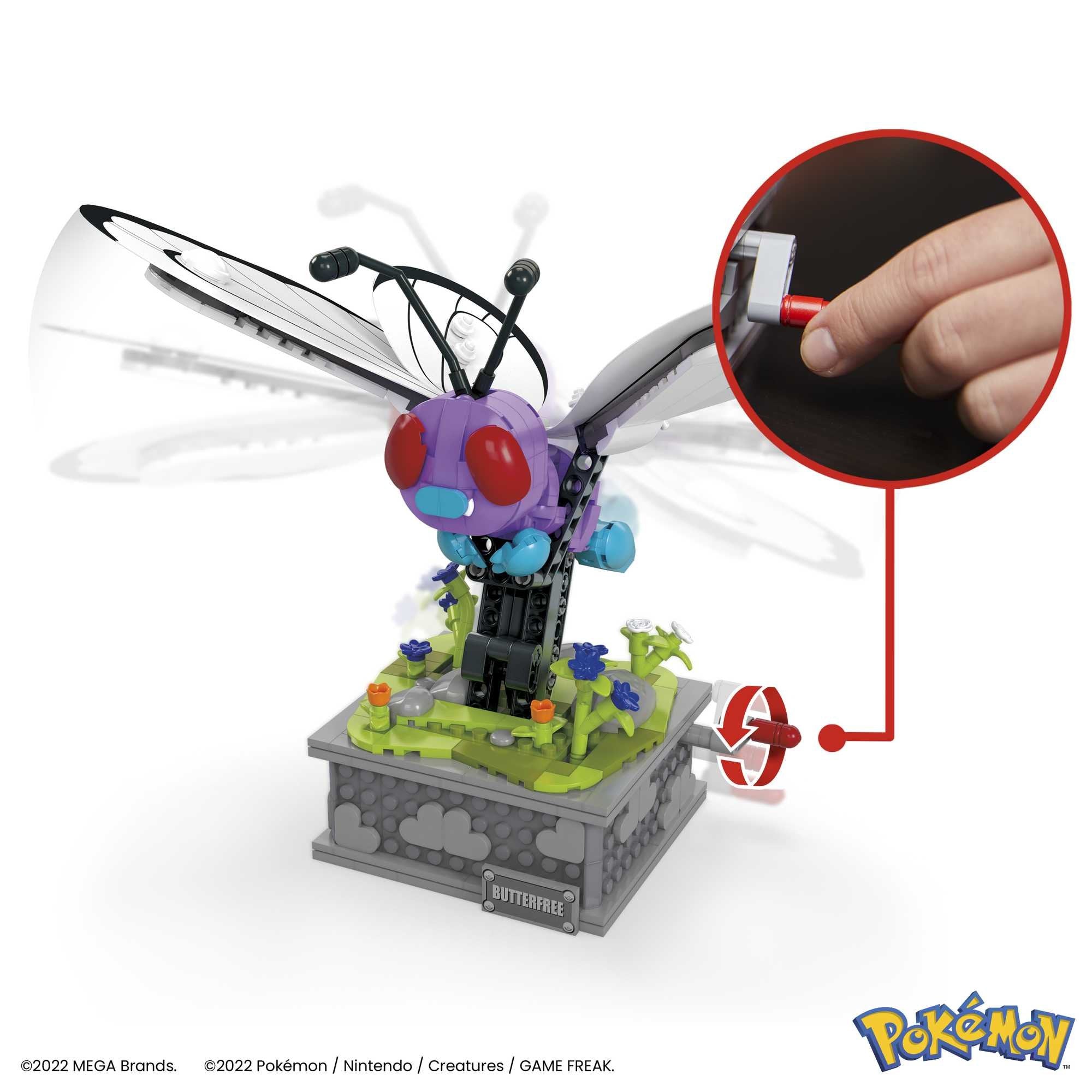 Mega Construx Pokémon Motion Butterfree Kit De Construcción Hkt22