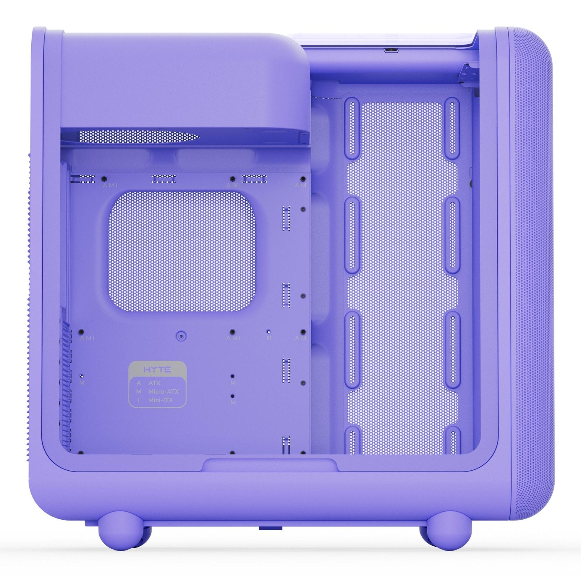 Hyte X50, Caja Torre Violeta, Vidrio Templado Cs-Hyte-X50g-Tm