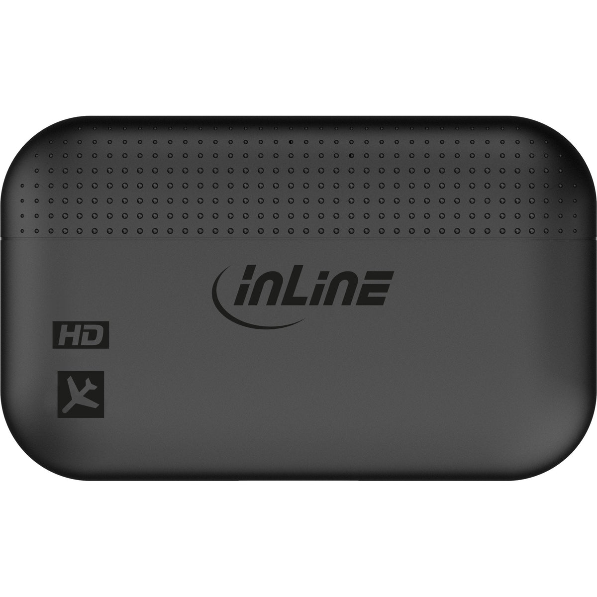 Transmisor De Audio Bluetooth Para Aviones Inline, Bt 5.0, Aptx Hd/Ll, Adaptador De Vuelo Con Estuche De Carga