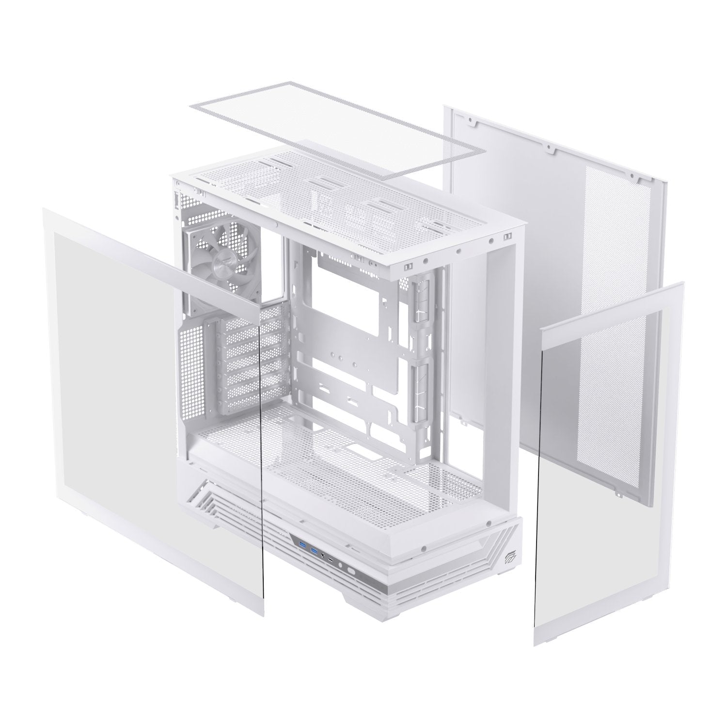 EAN 6977277362213 - Einarex EXCS-PR-800C-W carcasa de ordenador Midi Tower Blanco imagen 11