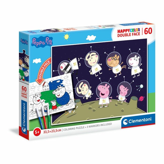 Puzzle Happy Color Peppa Pig 60pzs