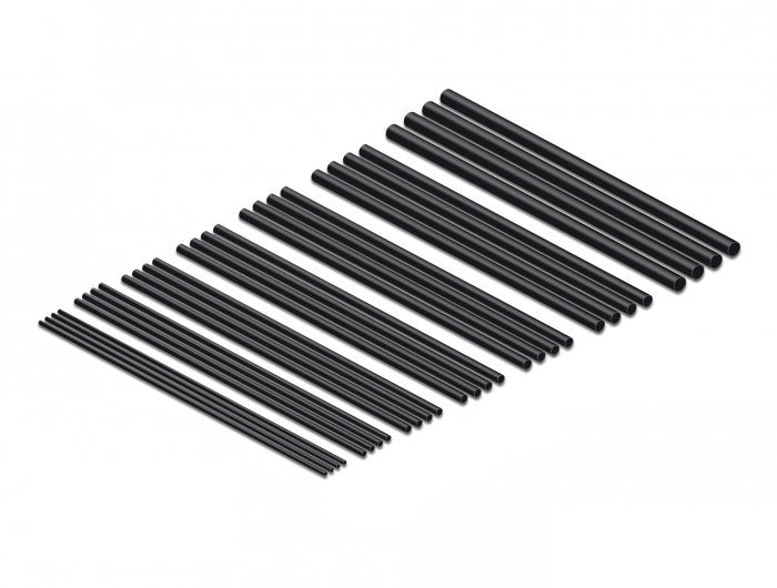 Schrumpfschlauch Sortiment 100 Mm 28 Stück Schwarz