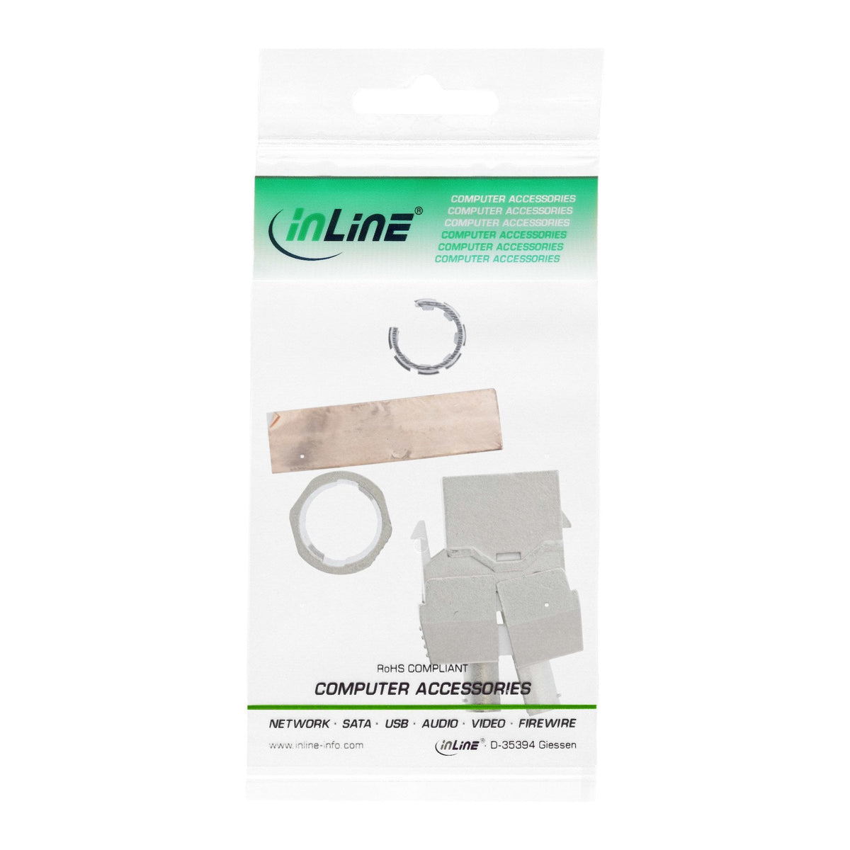 Módulo A Presión Inline Rj45 Keystone Jack Cat.6a