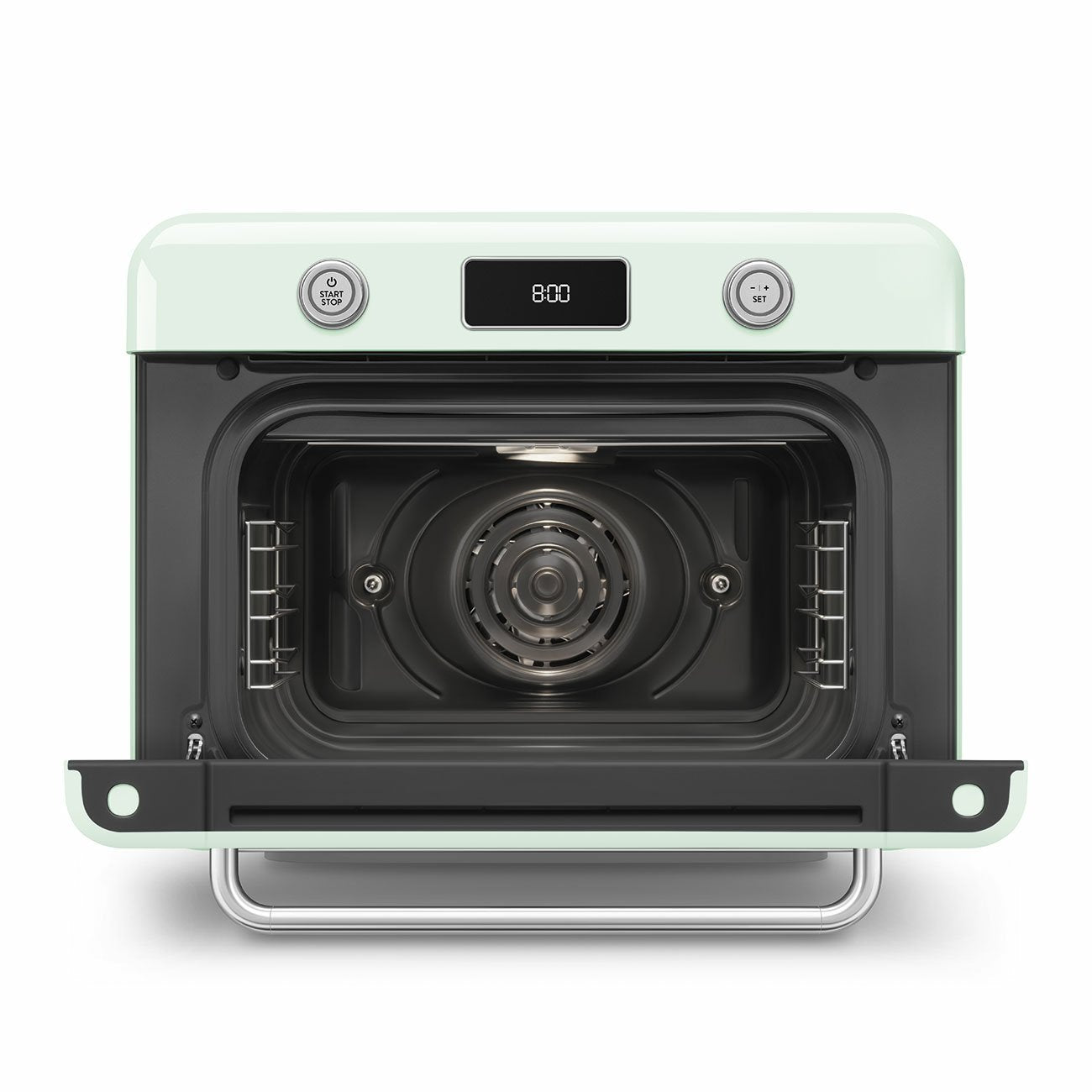 Horno Multifunción De Sobremesa Smeg Estilo Años 50 Con Tecnología Galileo Verde Cof01pgeu