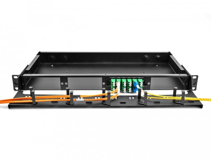 Delock Lwl Adapter Panel Lc Duplex Om4 12 Port Aqua