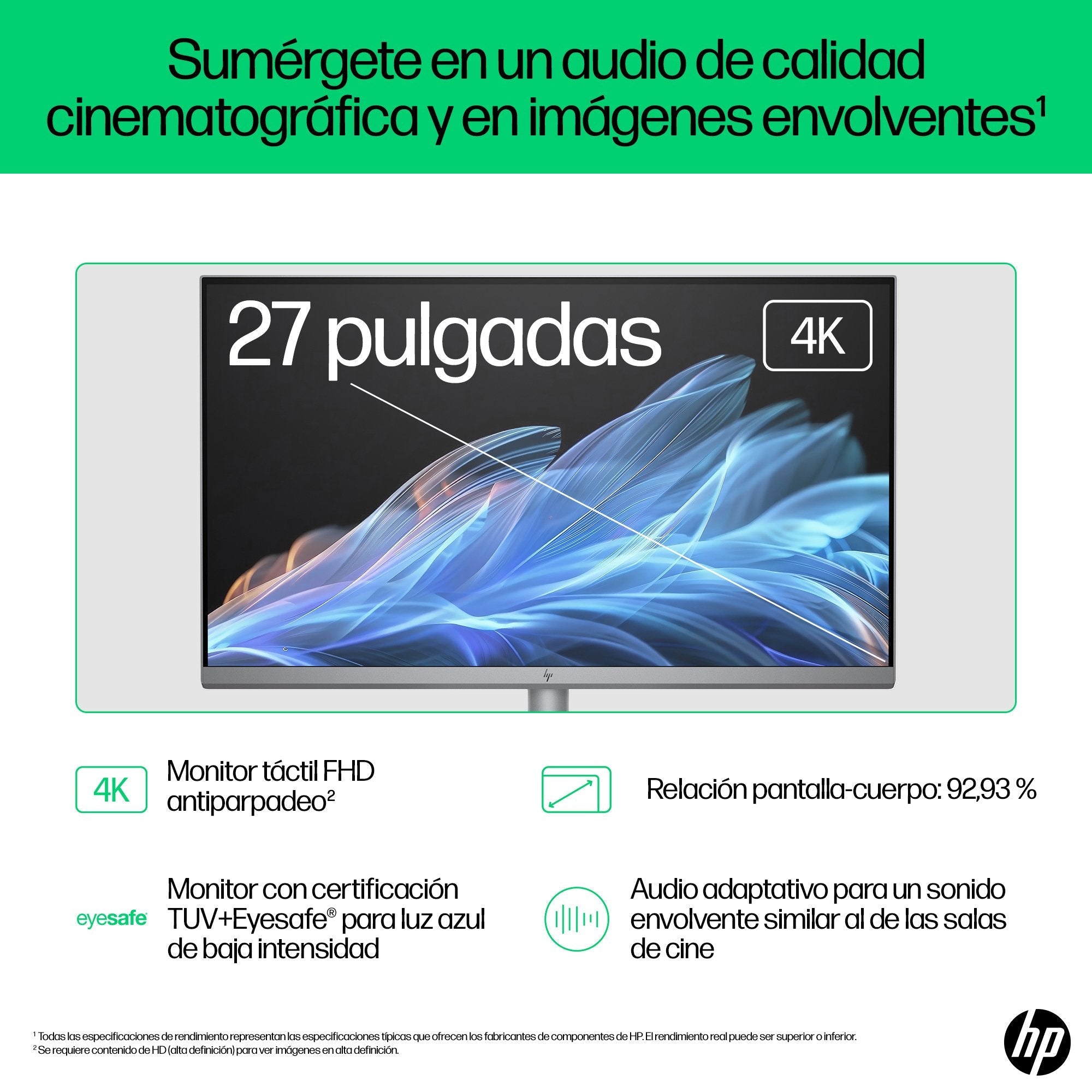 Pc All In One Hp Omnistudio X 27-Cs0010ns Intel Core Ultra 5-125h 32gb 1tb Ssd 27' Win11