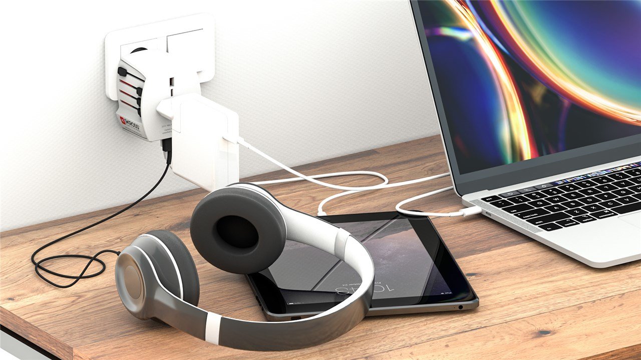 Enchufe Skross 60572 Adaptador De Eléctrico Universal Blanco