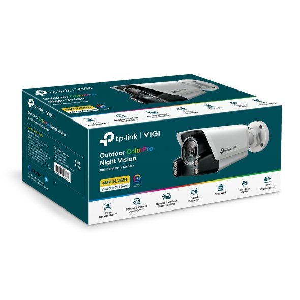 Vigi Cámara Ip Bullet  4mp Plástico Full-Color 4mm