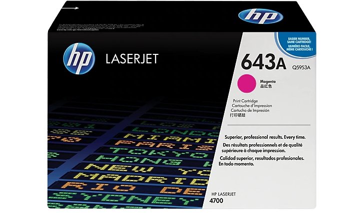 Tóner  Hp 643a  1 Pieza(S) Original Magenta