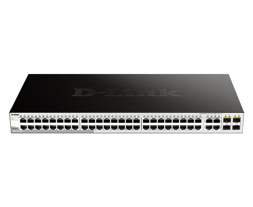 Switch D-Link Dgs-1210-52 Smart+ 52 Puertos Rj-45 10 100 1000 Sfp