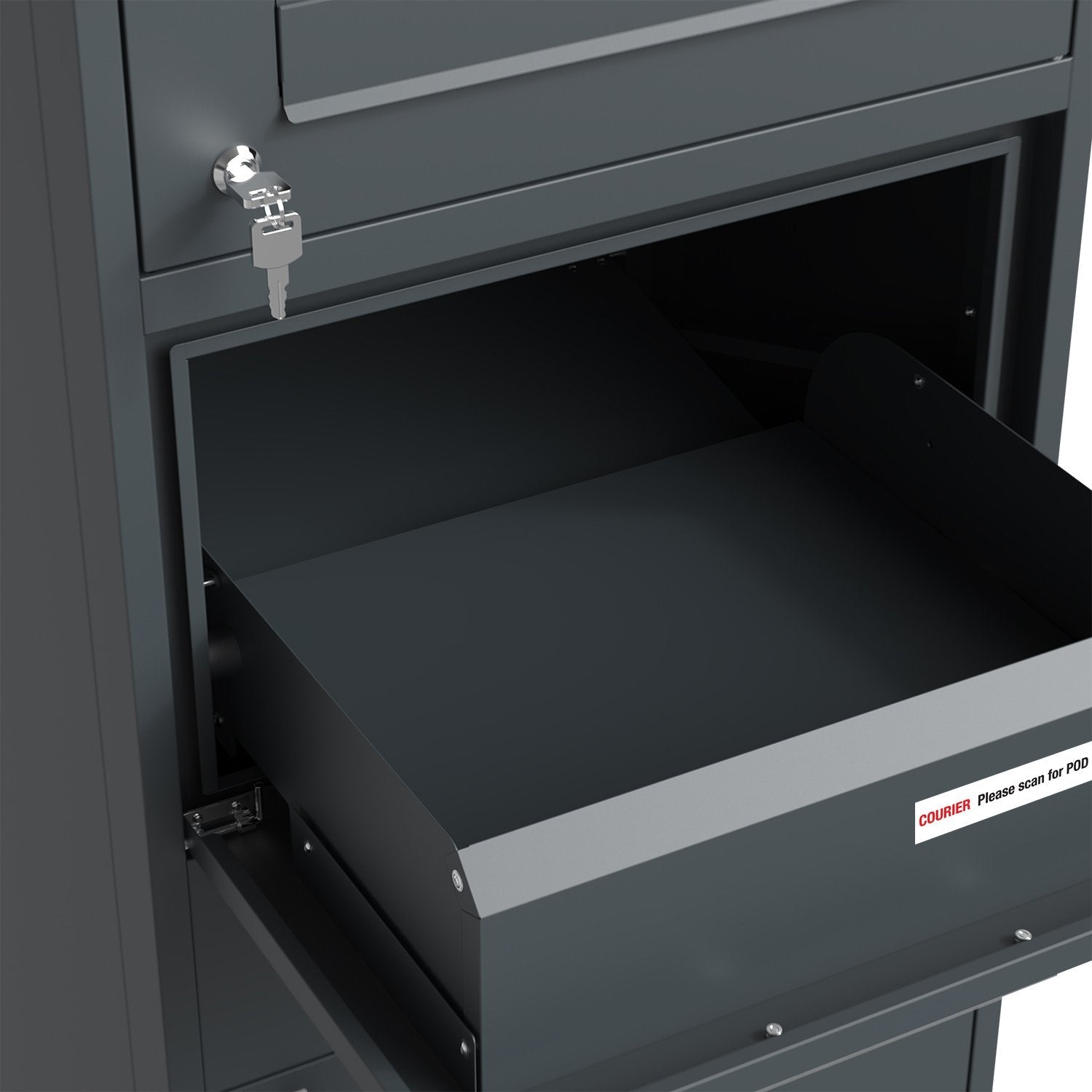Phoenix Safe Paket Box Pb1121aak Graphitgris Schlüssel Gross