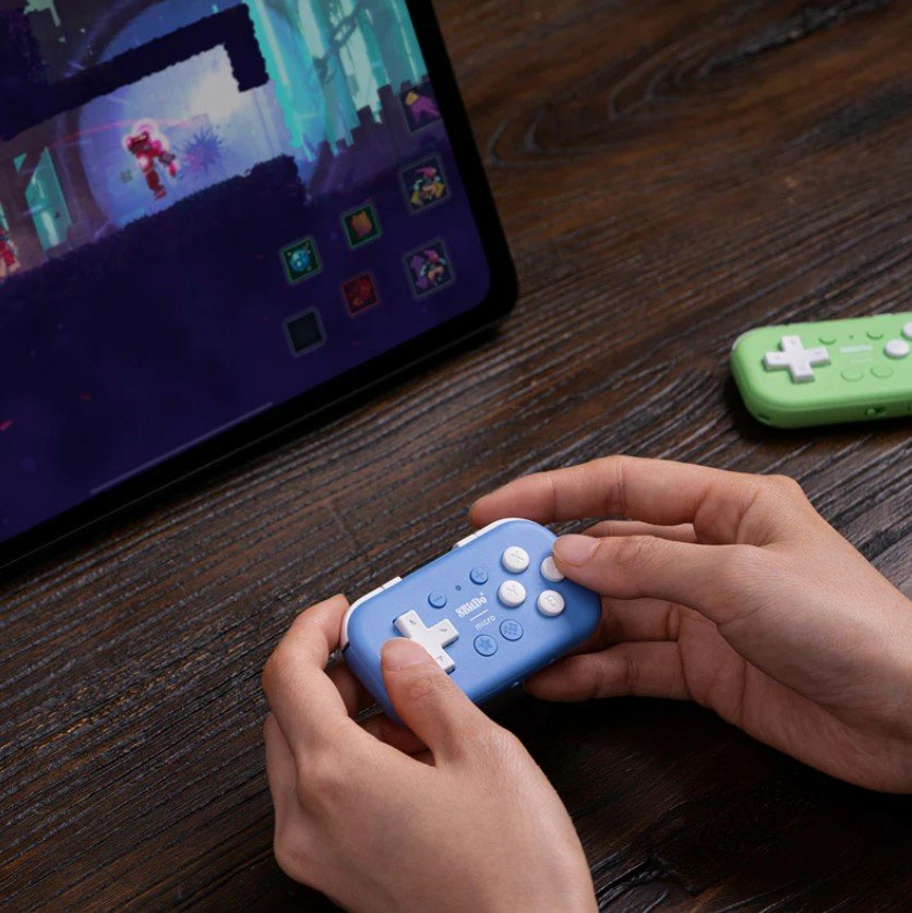8bitdo Micro Bluetooth Gamepad Azul, Para Nintendo Switch, Android, Raspberry Pi  Ret00384