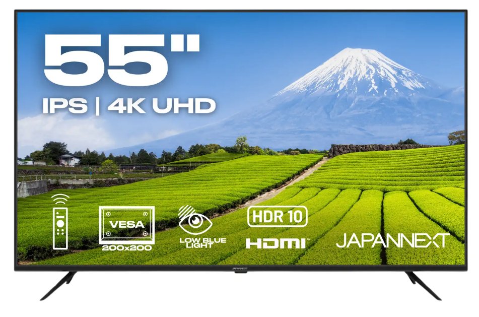Monitor  Japannext Jn-Ips550uhd60f 55" 3840 X 2160 Pixeles 4k Ultra Hd Lcd Negro