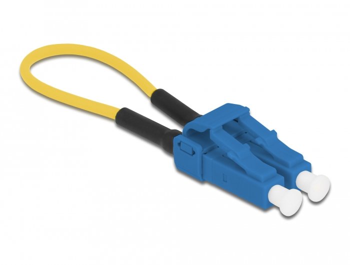Delock Lwl Loopback Adapter Lc   Upc Singlemode Blau