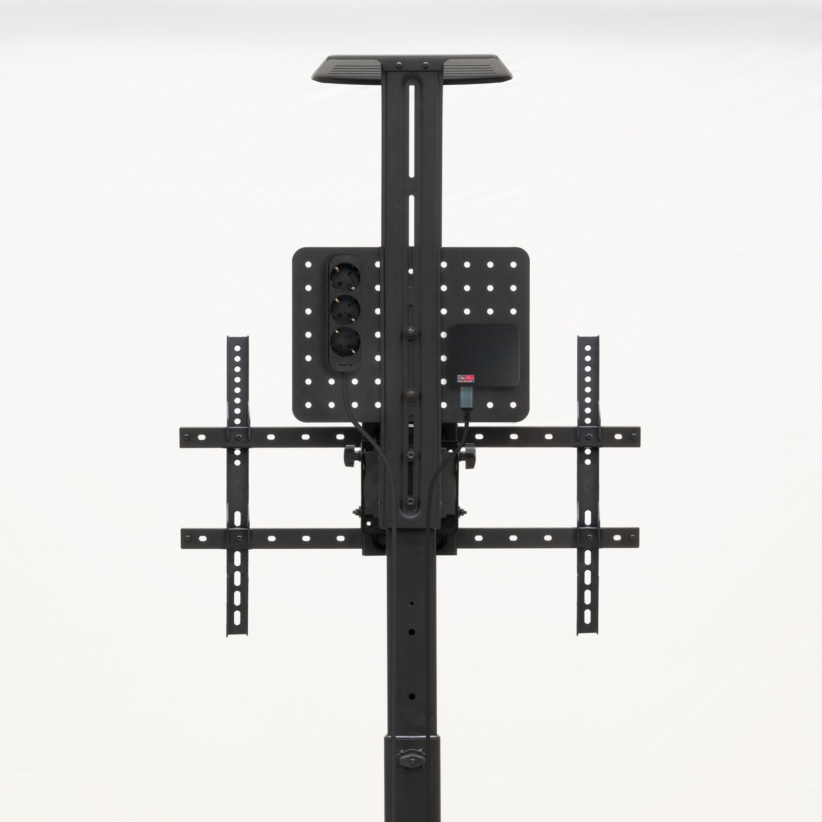 Soporte De Suelo Inclinable Con Ruedas Tooq Fs1184m-B Para Tv De 35-70' Hasta 70kg