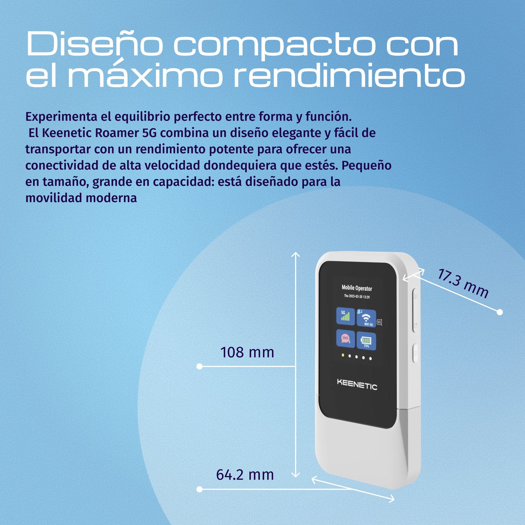 EAN 4897082922568 - Keenetic Roamer 5G (KN-5210) Módem de red móvil imagen 8