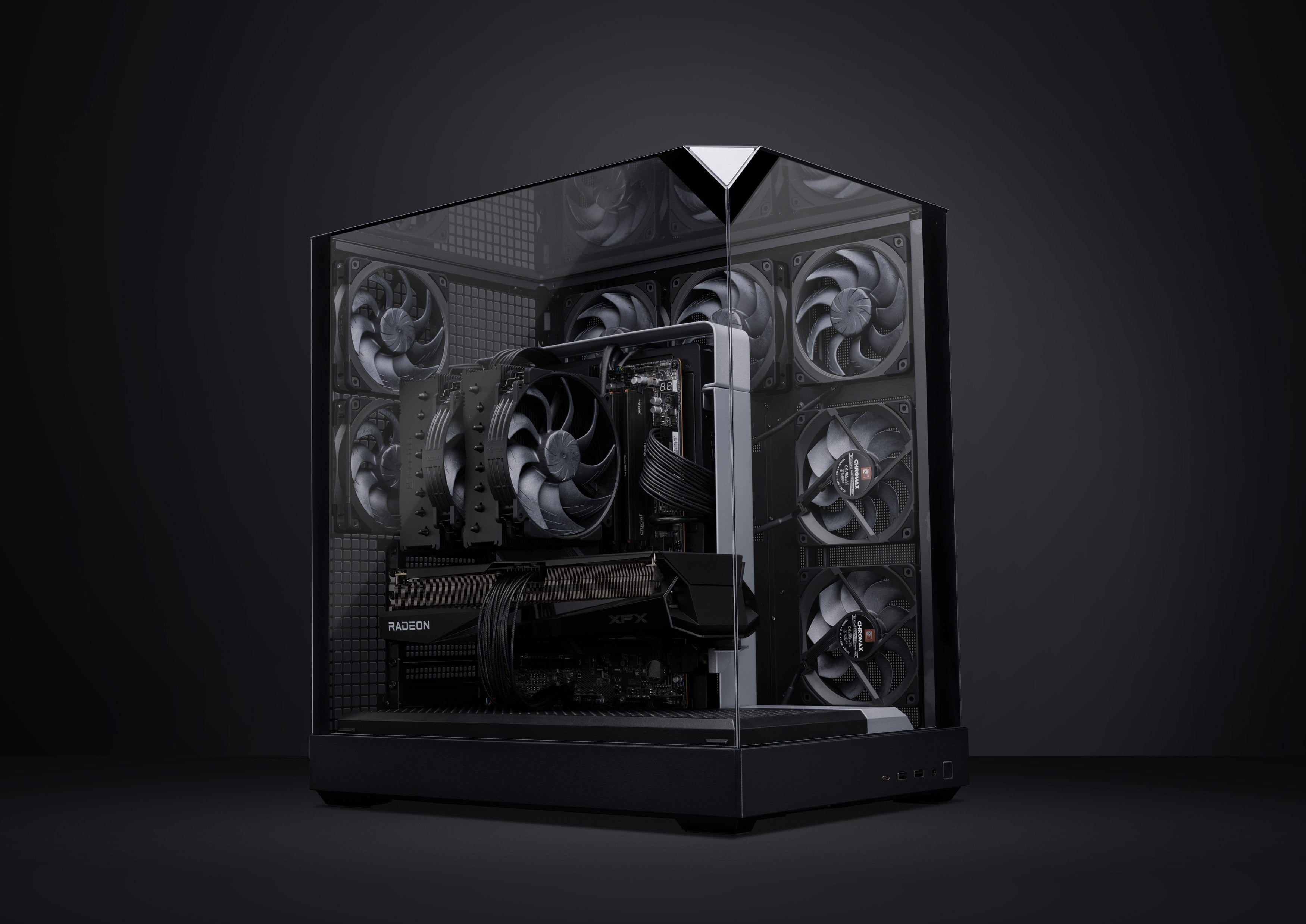 Noctua Nf-A12x25 G2 Pwm Sx2-Pp Chromax.Negro (Negro/Beige, Pwm-Anschluss, 2 Ventilador, 120 Mm) Nf-A12x25 G2 Pwm Sx2-Pp Chromax.Negro
