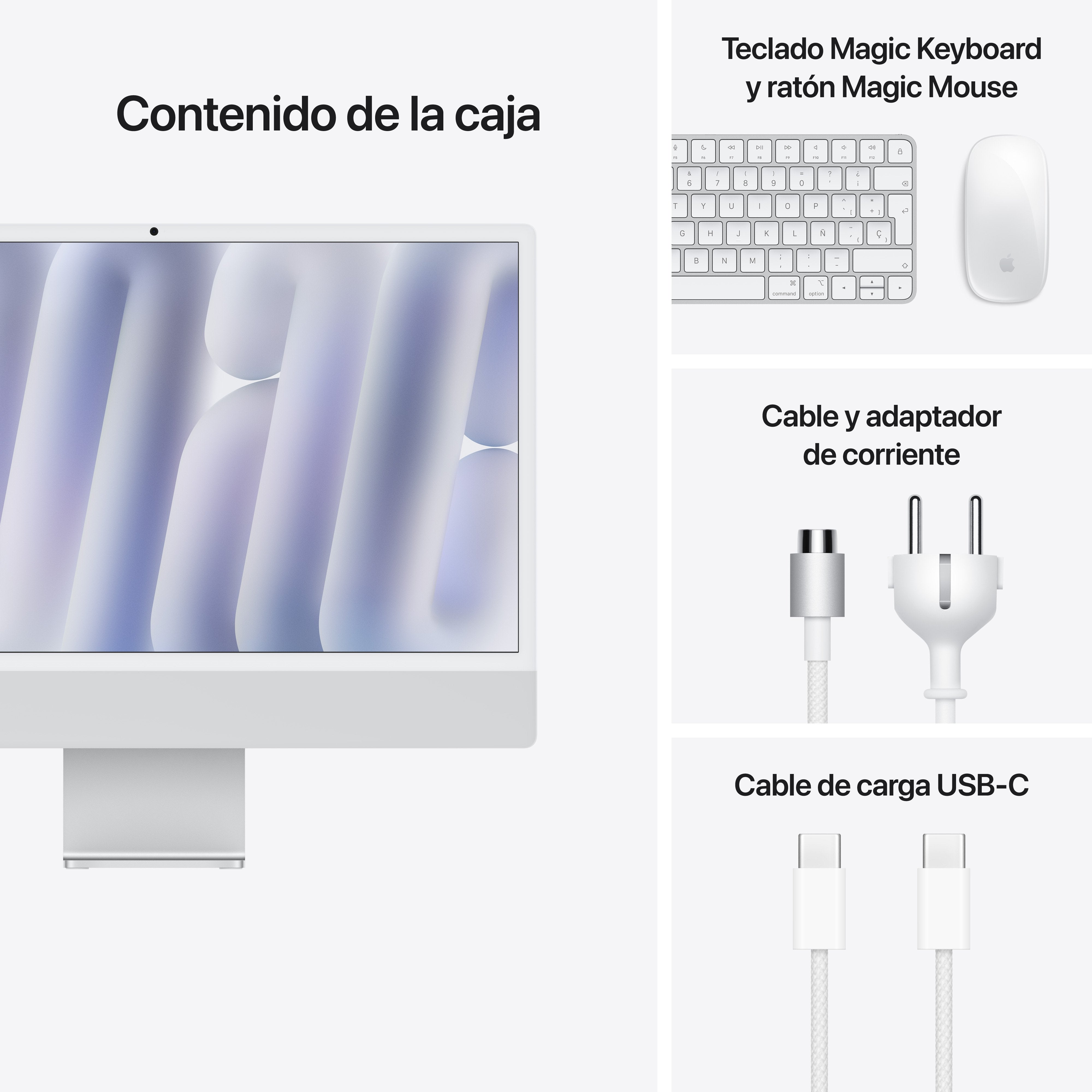 EAN 0195949594861 - Apple iMac Apple M M4 59,7 cm (23.5") 4480 x 2520 Pixeles PC todo en uno 16 GB 256 GB SSD macOS Sequoia W imagen 9