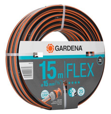 Manguera De Riego Flex Ø15mm (5/8") Rollo 15m. Gardena