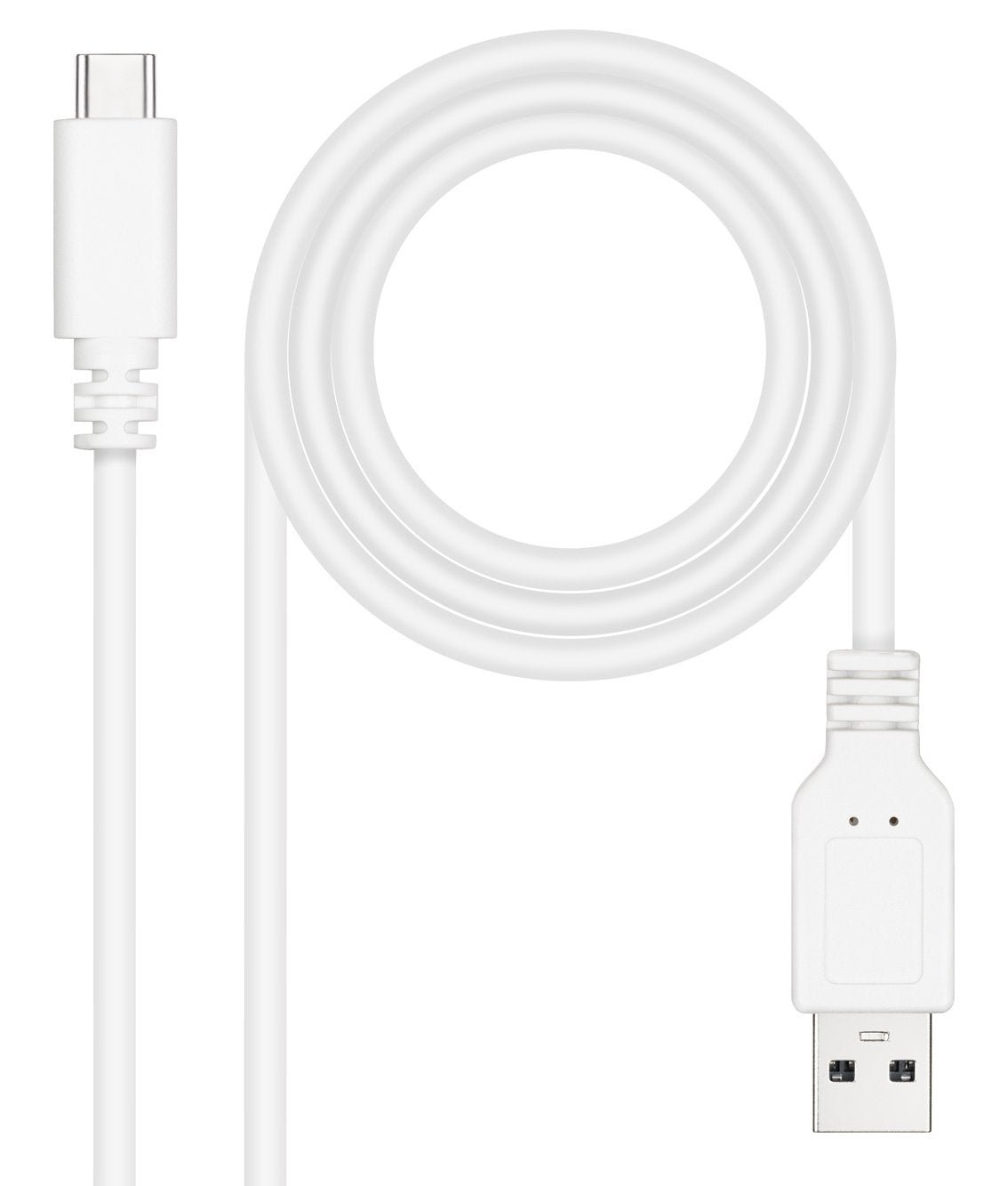 EAN 8433281014725 - Nanocable 10.01.2100-W cable USB USB 2.0 0,5 m USB C USB A imagen 1