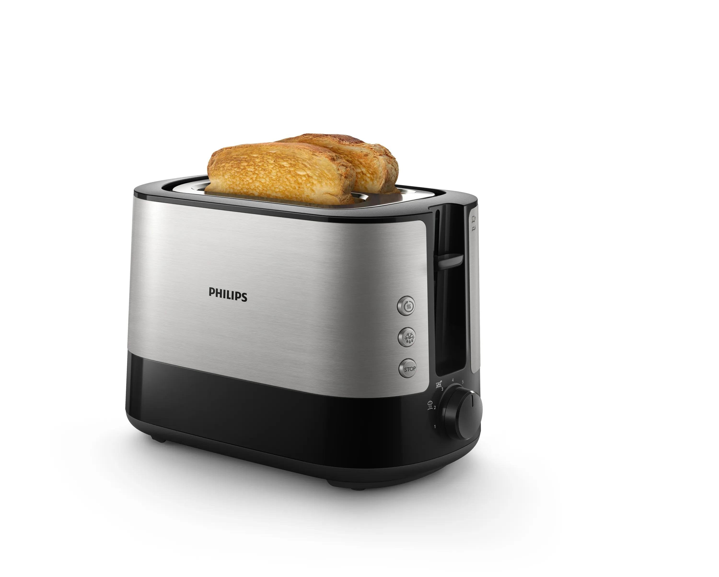 EAN 8710103792420 - Philips Viva Collection HD2635/90 tostadora 7 2 rebanada(s) 950 W Negro, Titanio imagen 10