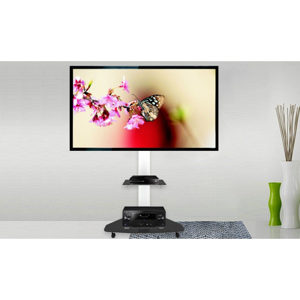 Techly Ica-Tr3wh Soporte Para Pantalla De Señalización 177,8 Cm (70") Blanco
