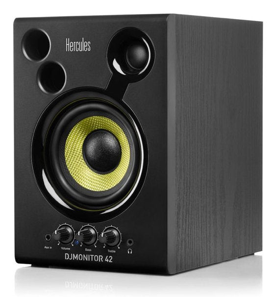 Hercules Altavoces Dj Monitor 42 (4780886) Hercules Djmonitor 42, Alámbrico, Rca/3.5mm/Terminal, 40 W, 60 - 20000 Hz, Negro