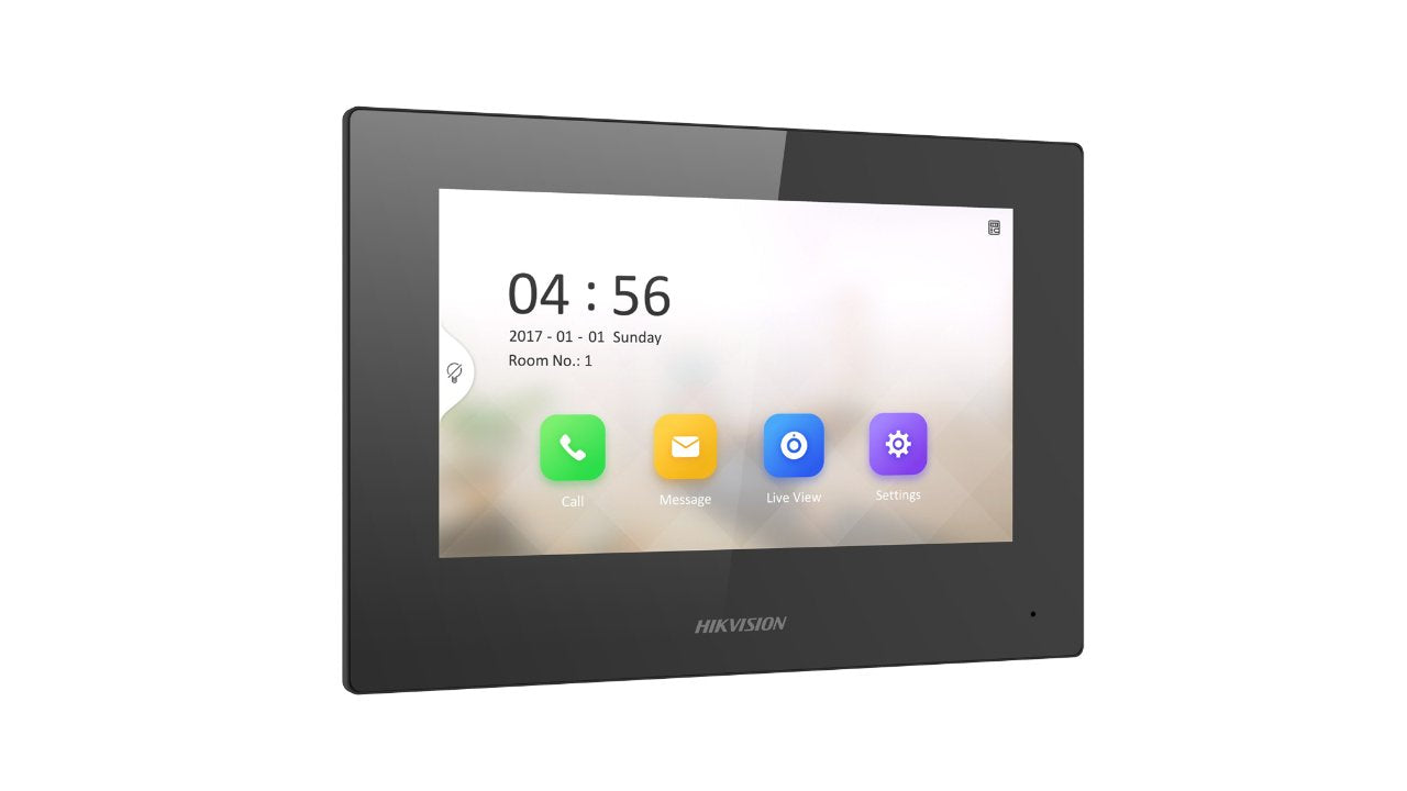 Monitor Interior Videoportero Ip Táctil 7" 1024×600 Hikvision