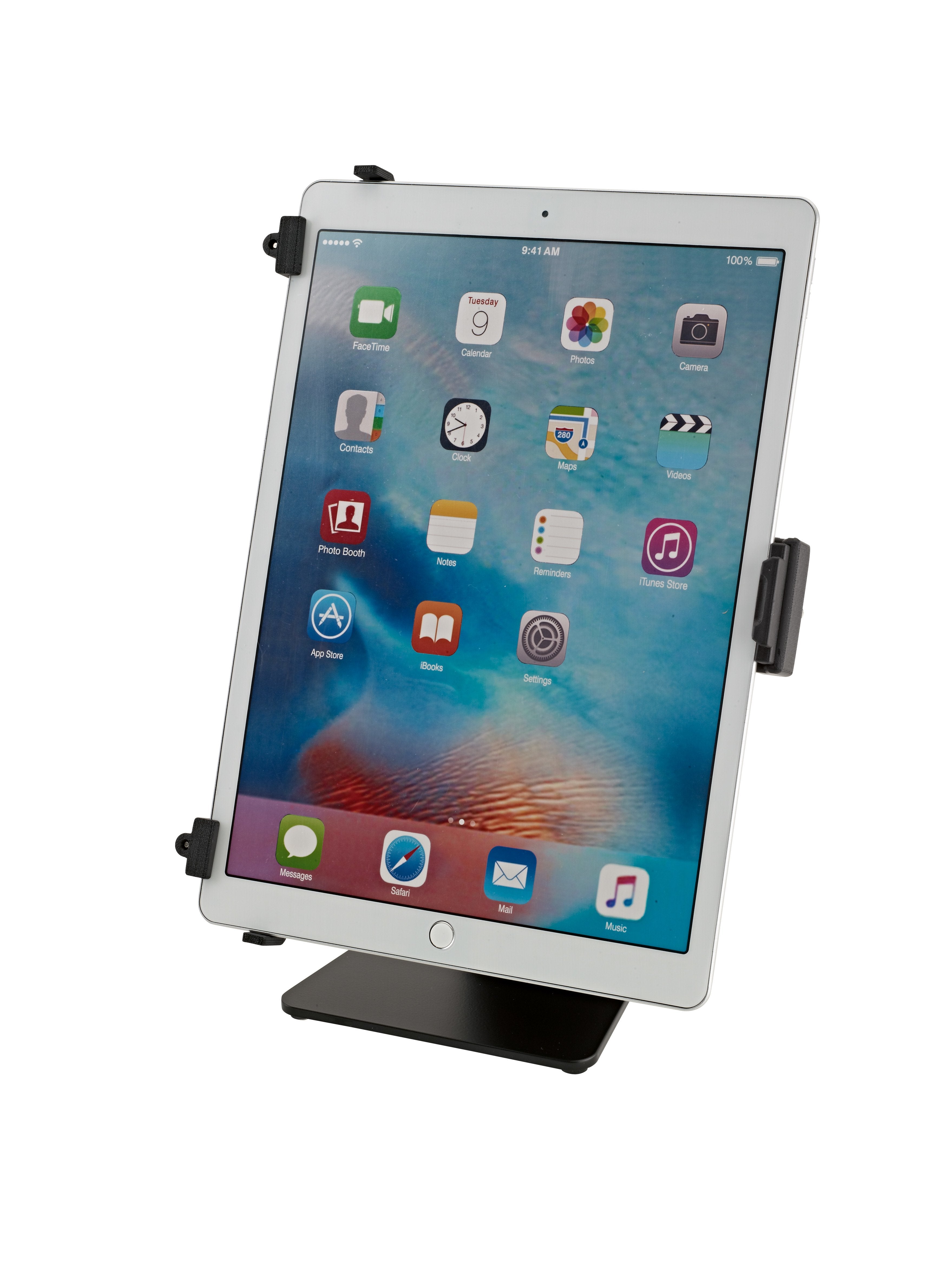 K&M 19792 Soporte De Mesa Para Tablet Pc, Negro