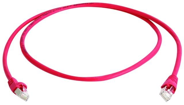 Telegärtner Cable De Red Sftp Cat 6a Rojo 0,5m