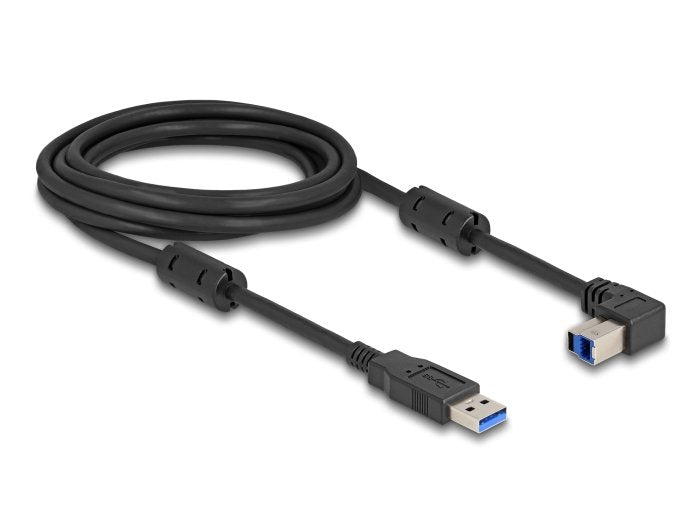 Delock 81106 Cable Usb 5 Gbps Tipo-A Macho A Tipo-B Macho 90° Acodado Hacia Arriba 3 M