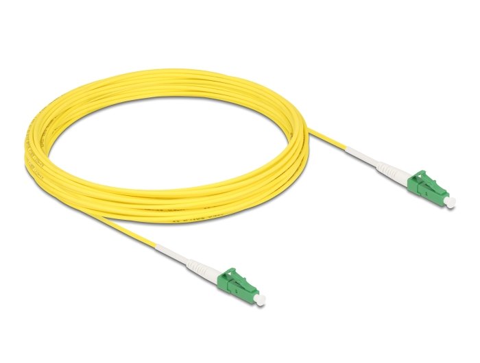 Delock Cable Lichtwellenleiter Lc-Apc Zu Lc-Apc Simplex Singlemode Os2 10 M