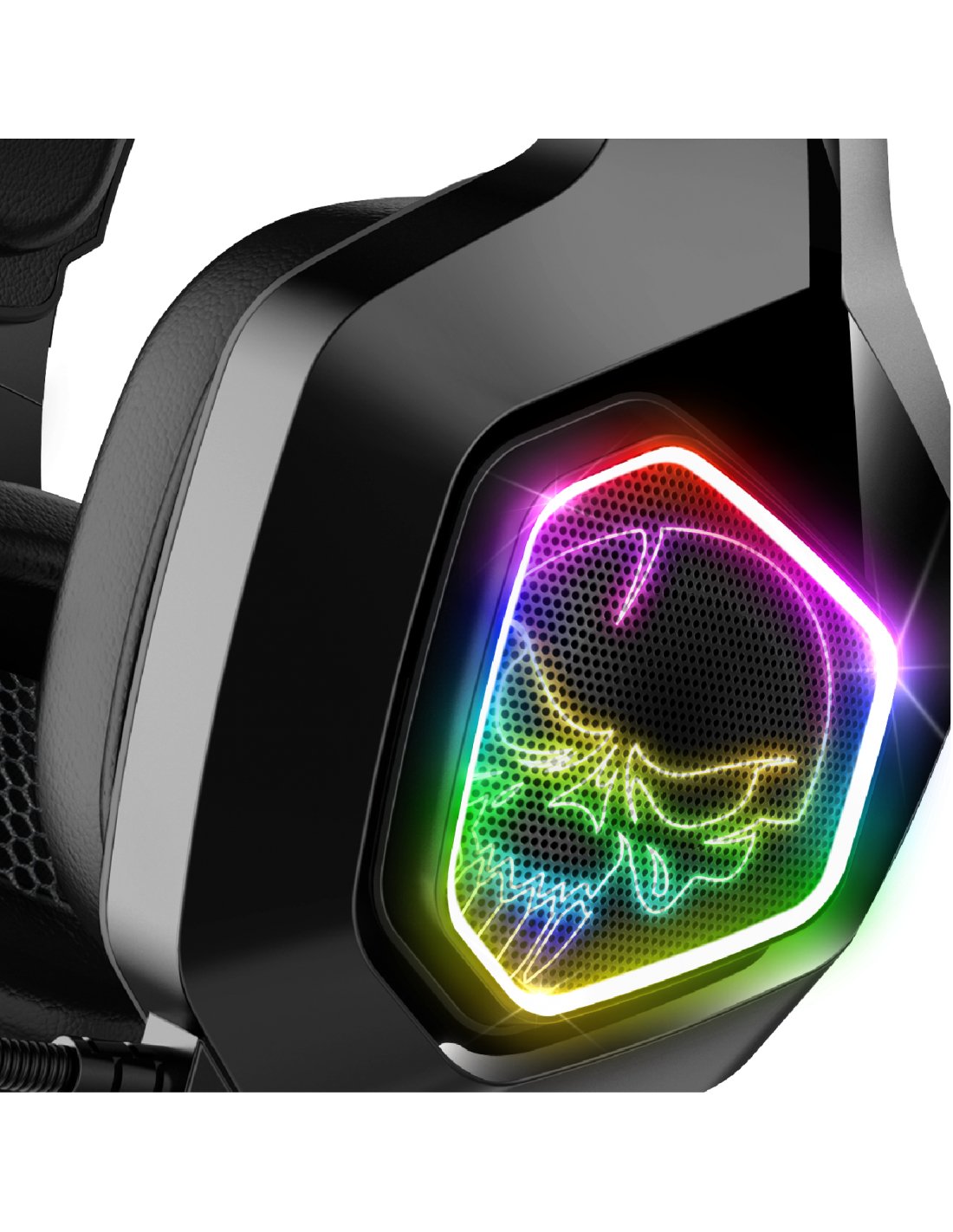 Auriculares Con Micrófono Spirit Of Gamer Elite-H50 Black Edition Drivers 40mm Conector Jack 3.5 Cable 2.1m