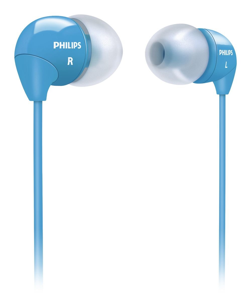 Philips Auriculares  She3590bl/10  1.2 M / Almohadillas Intercambiables Azul