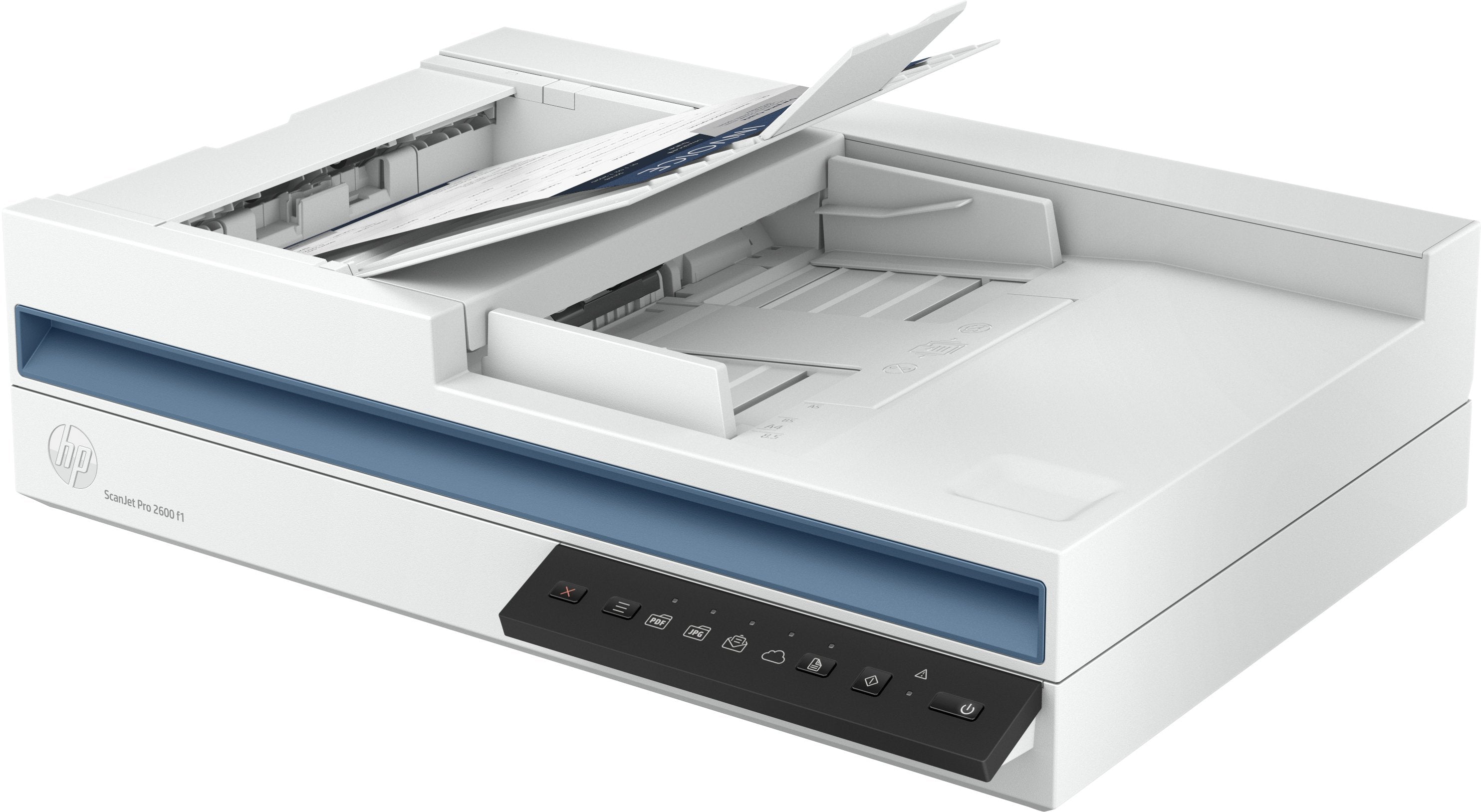 Escáner Documental Hp Scanjet Pro 2600 F1 Con Alimentador De Documentos Adf Doble Cara